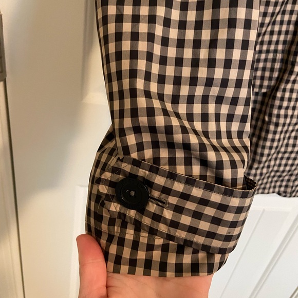 NWOT Jones New York Signature women’s gingham plaid button windbreaker jacket - Picture 3 of 8